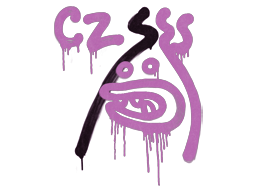 Grafiti precintado | Retroceso - CZ-75 (rosa bazuca)