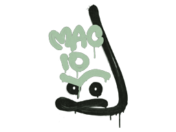 Grafiti precintado | Retroceso - MAC-10 (verde billete)