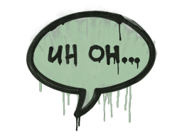 Grafite Lacrado | Uh Oh (Verde grana)
