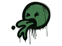 Grafite Lacrado | Vômito (Verde selva)