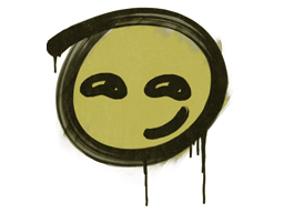 Graffito sigillato | Sorrisetto (Giallo proiettile)