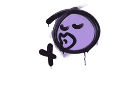 Grafite Lacrado | Beijoca (Violeta violento)