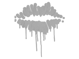 Grafite Lacrado | Beijo (Branco tubarão)
