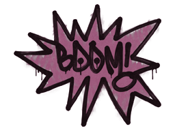 Grafiti precintado | BUM (rosa princesa)