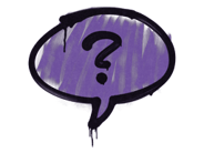 Grafite Lacrado | Ponto de Interrogação (Roxo monstro) image