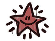 Grafite Lacrado | Estrela Brilhante (Vermelho sangue) image