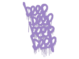 Sinetöity graffiti | BEEP (Väkivaltaisen violetti)