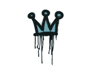 密封的塗鴉 | 小王冠 (導線藍) image