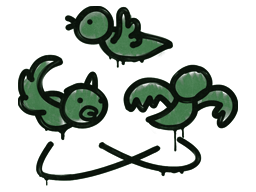 Grafite Lacrado | Tontura (Verde selva)