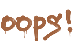 Versiegeltes Graffito | Ups (Tigerorange)