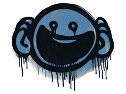 Graffito sigillato | OMG (Blu monarca)
