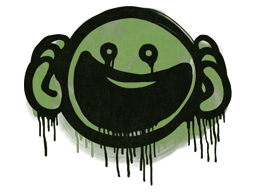 Grafiti precintado | OMG (verde camuflaje)