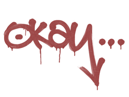 Grafite Lacrado | Okay (Vermelho sangue)