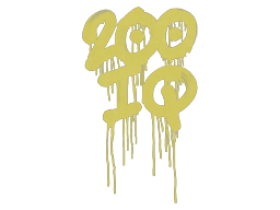 Graffito sigillato | 200 di QI (Giallo proiettile)