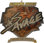 Sticker | jks (Gold) | Berlin 2019