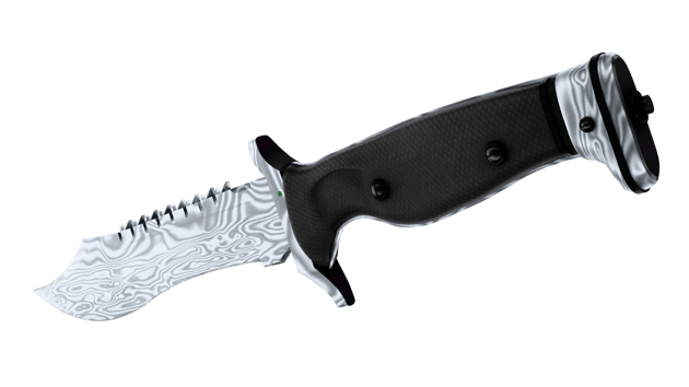 Preview image 3 of ★ Bowie-puukko | Damaskiteräs (Suoraan tehtaalta)