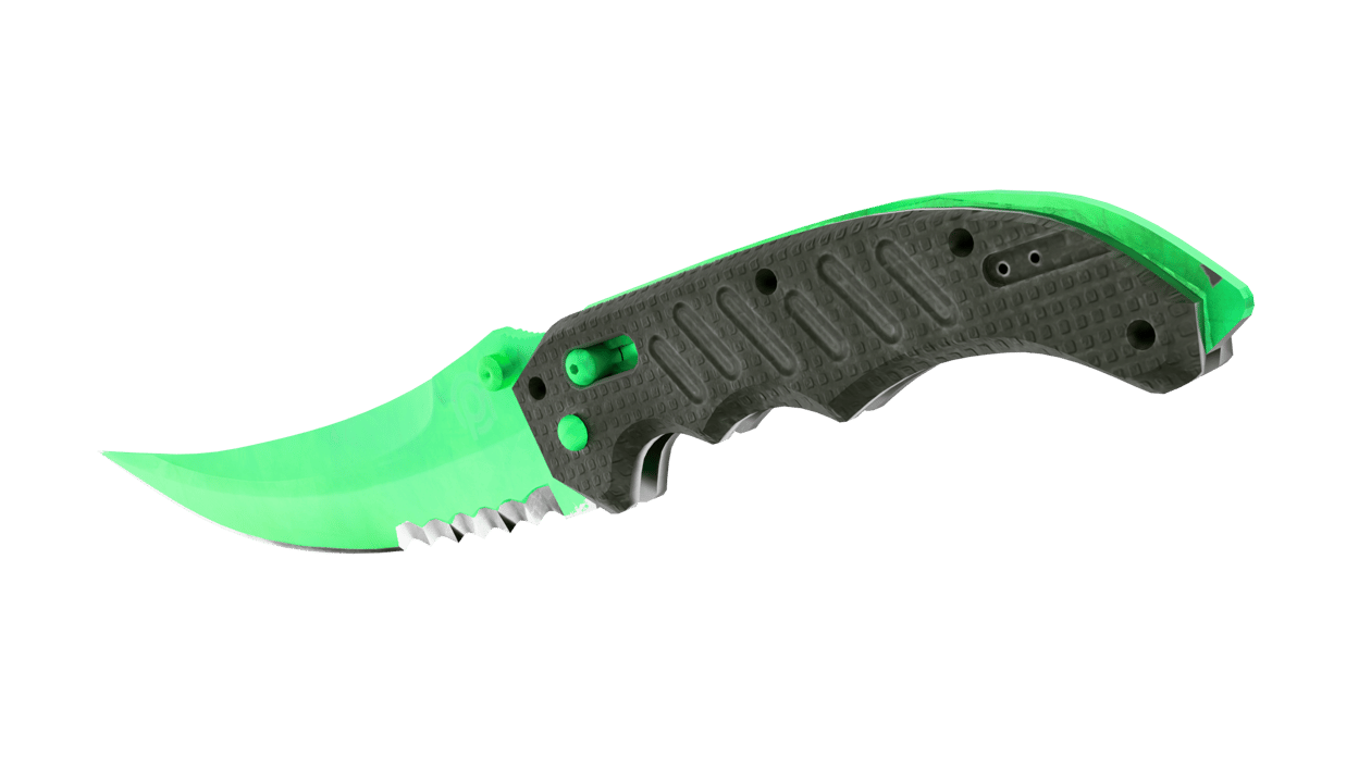 Preview image 3 of ★ Cuchillo plegable | Doppler gamma Esmeralda (Recién fabricado)