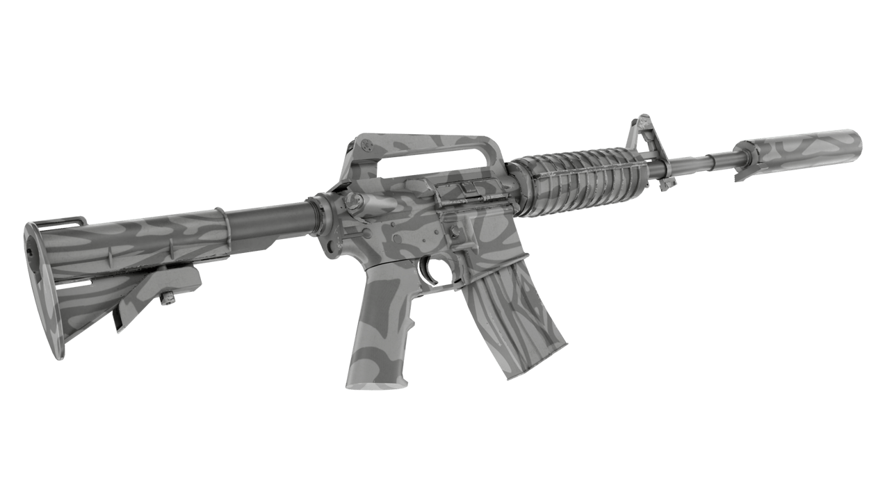 Preview image 4 of M4A1消音版 | 黑水 (略有磨损)