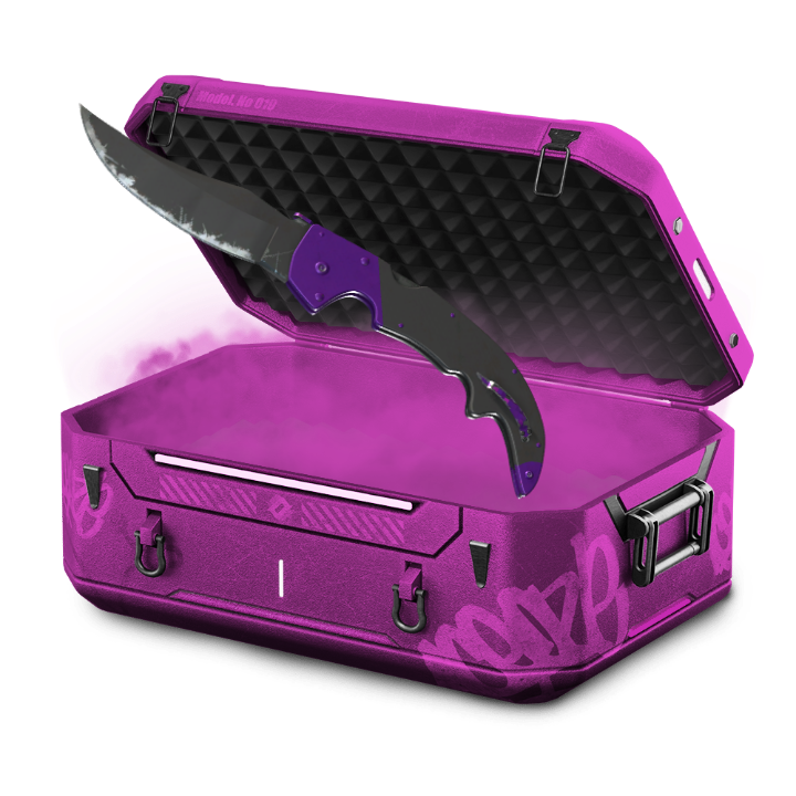 50/50 Cheap Purple Knife
