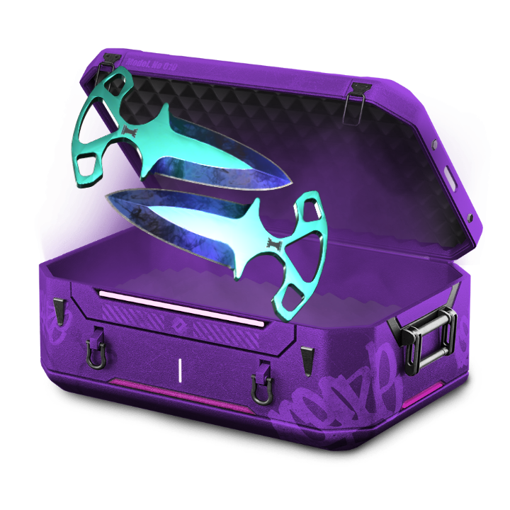 blue knife