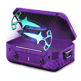 blue knife
