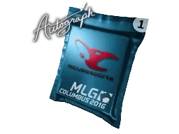 亲笔签名胶囊 | mousesports | 2016年 MLG 哥伦布锦标赛