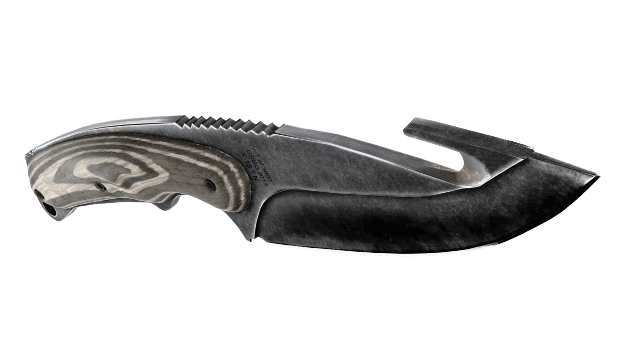 Preview image 5 of ★ Couteau à éviscérer | Noir stratifié (Neuve)