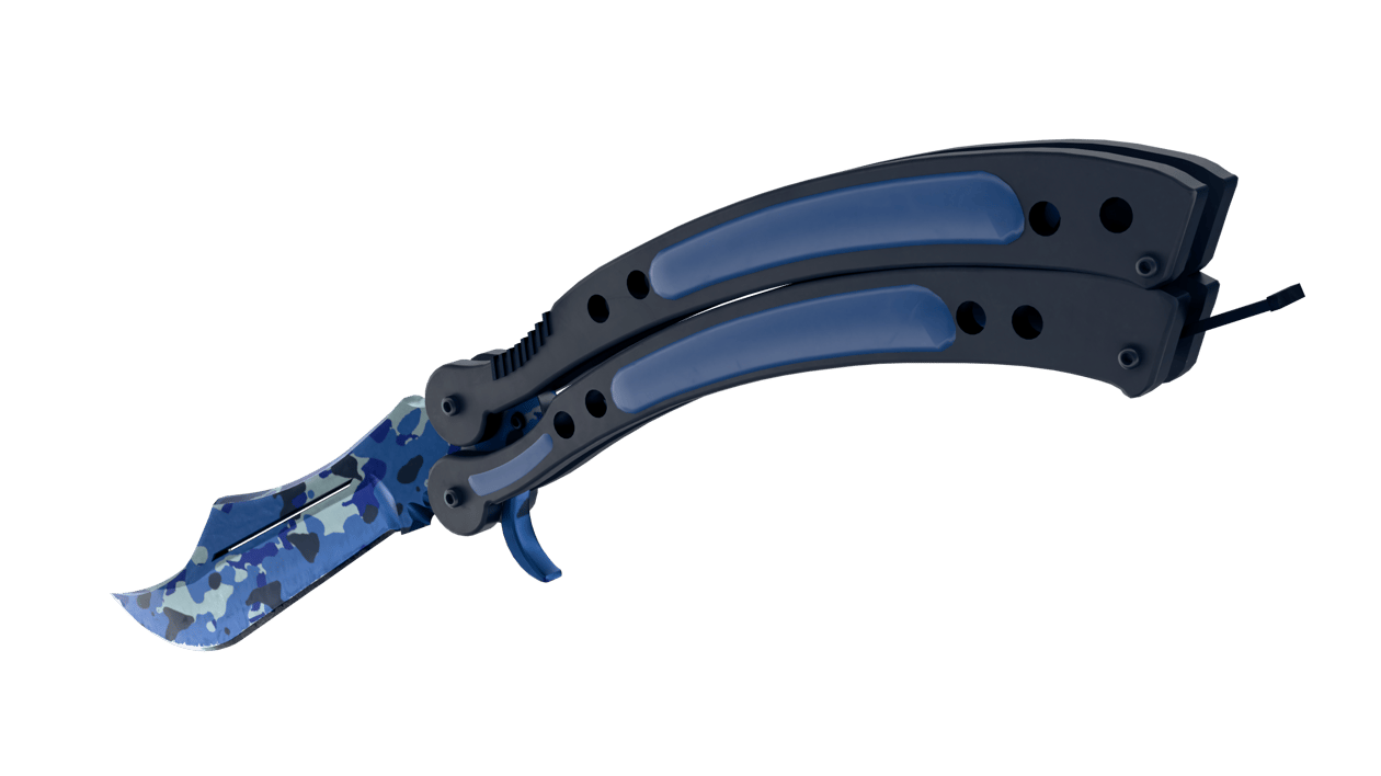 Preview image 3 of ★ Coltello a farfalla | Bright Water (Nuovo di fabbrica)