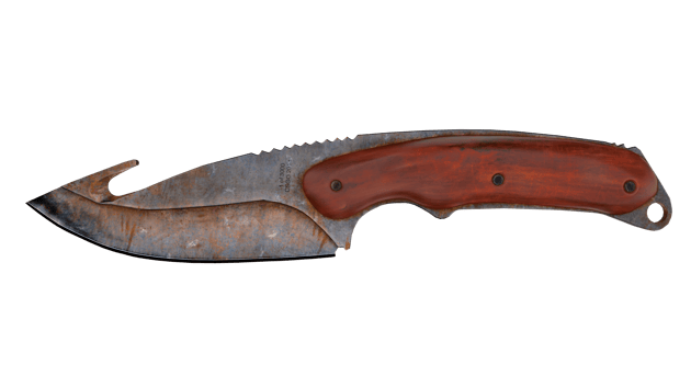 ★ Nóż z hakiem | Warstwa rdzy (mocne zużycie)