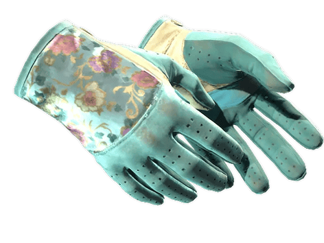 ★ Driver Gloves | Brocade Flowers (Well-Worn)