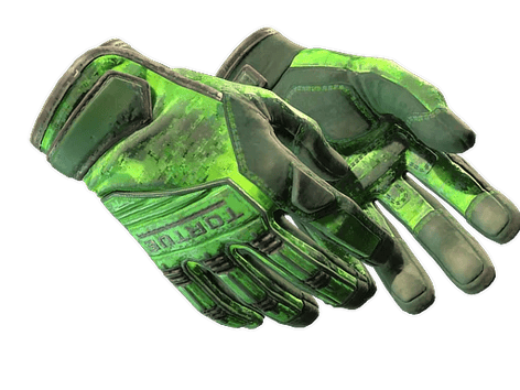 ★ Specialist Gloves | Lime Polycam (Battle-Scarred)