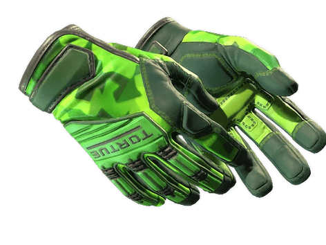 ★ Specialist Gloves | Lime Polycam (Minimal Wear)