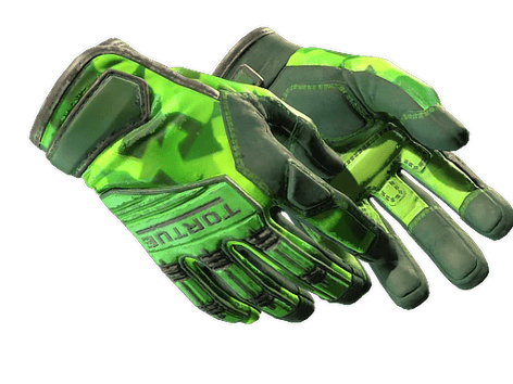 ★ Specialist Gloves | Lime Polycam (Well-Worn)