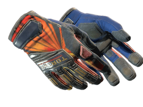 ★ Specialist Gloves | Sunburst (Battle-Scarred)