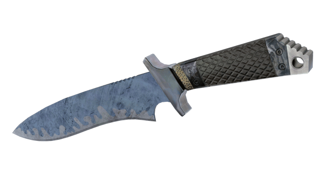 Preview image 3 of ★ Klassisches Messer | Blauer Stahl (Fabrikneu)