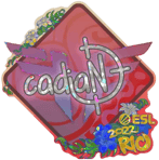 Sticker | cadiaN (Glitter) | Rio 2022