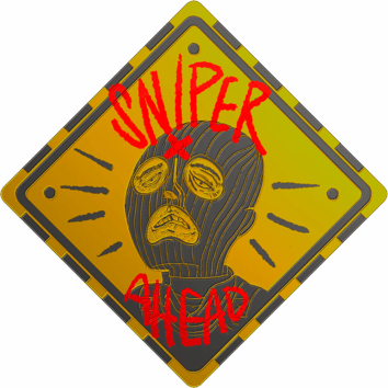 สติกเกอร์ | Sniper Ahead (ฟอยล์)