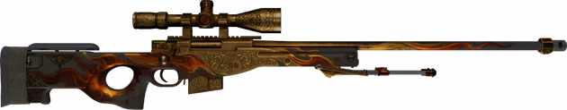 Lembrança AWP | Chama Soberana (Well-worn)