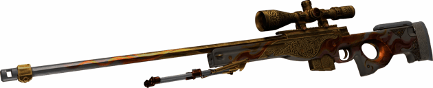 Lembrança AWP | Chama Soberana (Well-worn)