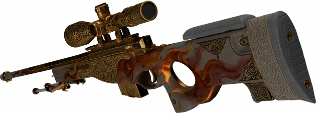 Lembrança AWP | Chama Soberana (Well-worn)