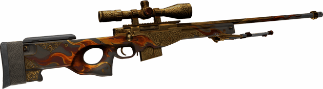 Lembrança AWP | Chama Soberana (Well-worn)