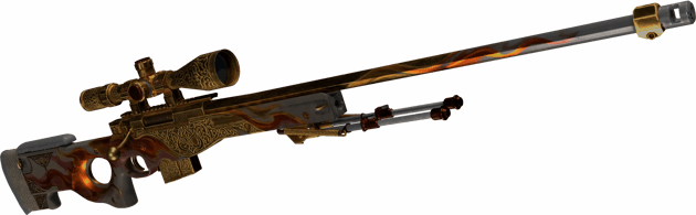 Lembrança AWP | Chama Soberana (Well-worn)