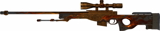 Lembrança AWP | Chama Soberana (Battle-scarred)