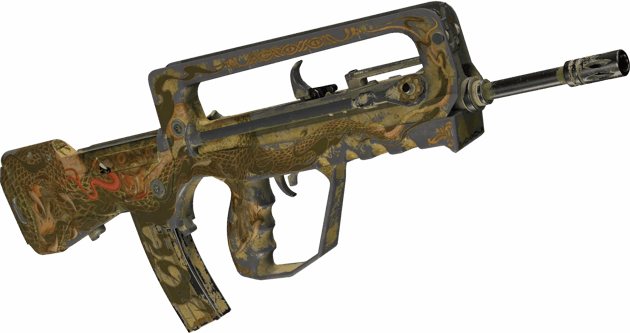 Lembrança FAMAS | Canto da Serpente (Battle-scarred)