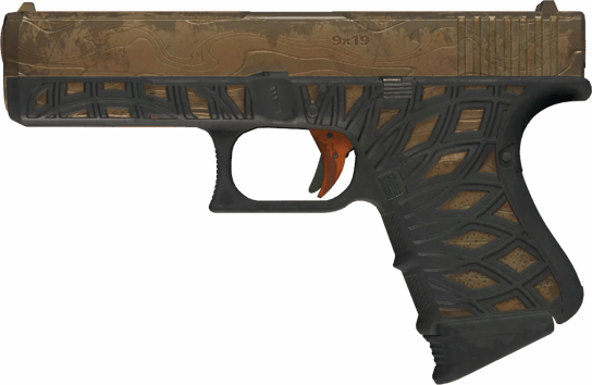 Lembrança Glock-18 | Grade de Ifrit (Battle-scarred)