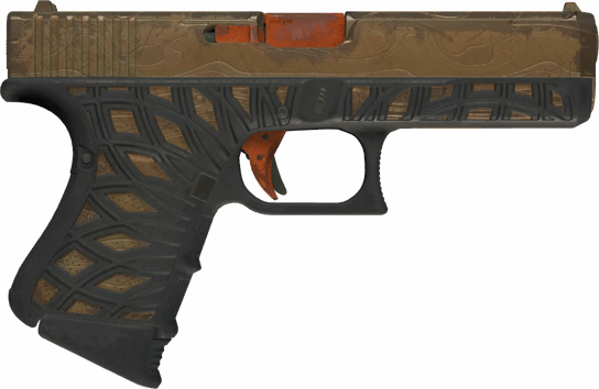 Lembrança Glock-18 | Grade de Ifrit (Battle-scarred)