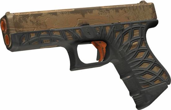 Lembrança Glock-18 | Grade de Ifrit (Battle-scarred)