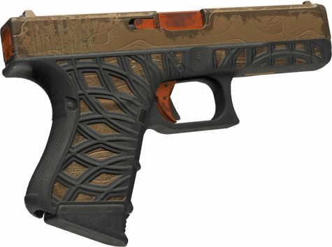 Lembrança Glock-18 | Grade de Ifrit (Battle-scarred)