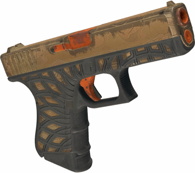 Lembrança Glock-18 | Grade de Ifrit (Battle-scarred)