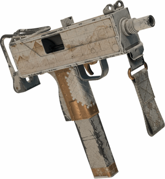 Lembrança MAC-10 | Mosaico Arabesco (Battle-scarred)